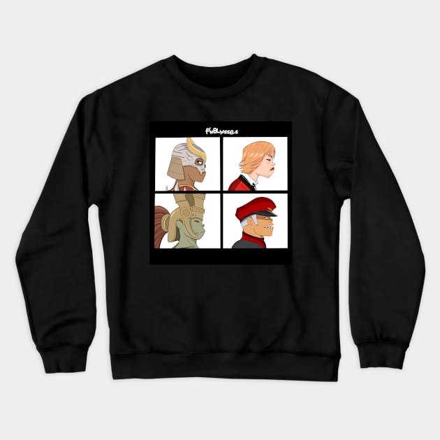 Final Bosses Crewneck Sweatshirt by OfCourse